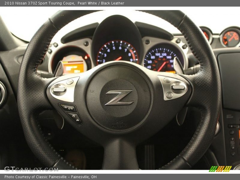 Pearl White / Black Leather 2010 Nissan 370Z Sport Touring Coupe