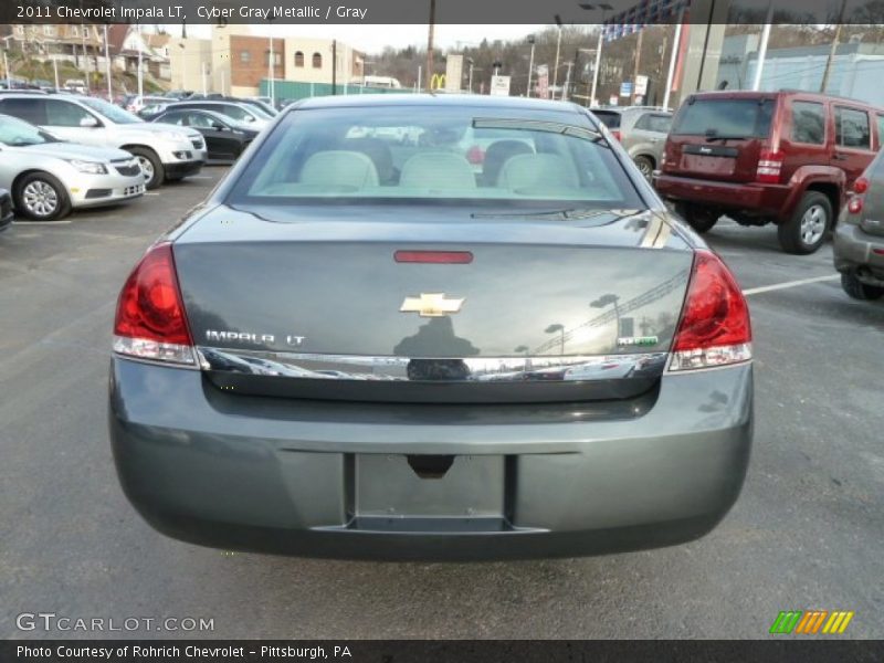 Cyber Gray Metallic / Gray 2011 Chevrolet Impala LT