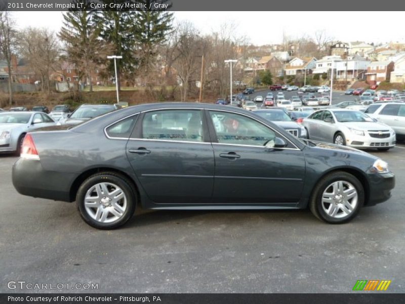 Cyber Gray Metallic / Gray 2011 Chevrolet Impala LT