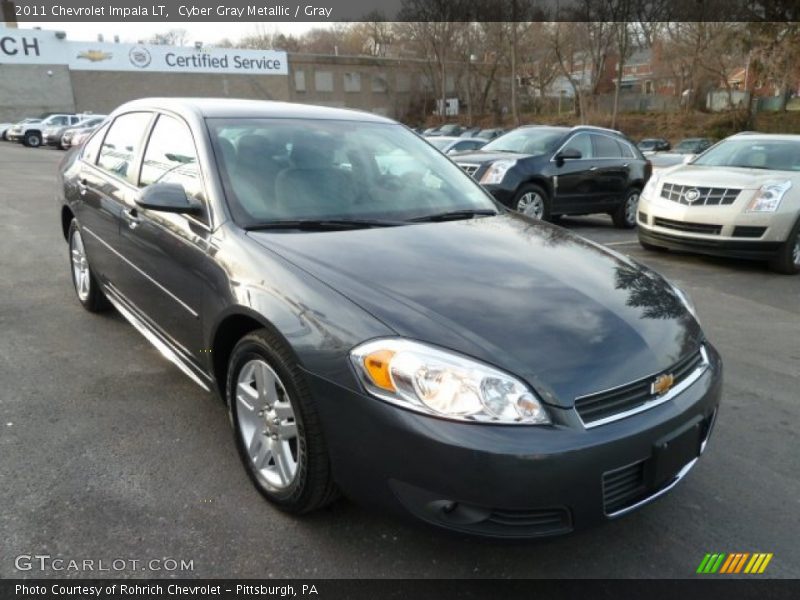 Cyber Gray Metallic / Gray 2011 Chevrolet Impala LT