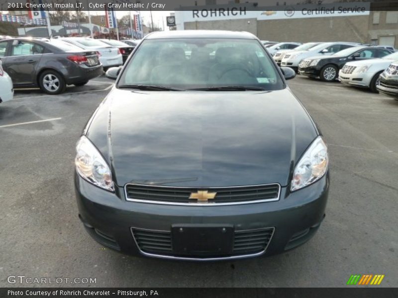 Cyber Gray Metallic / Gray 2011 Chevrolet Impala LT