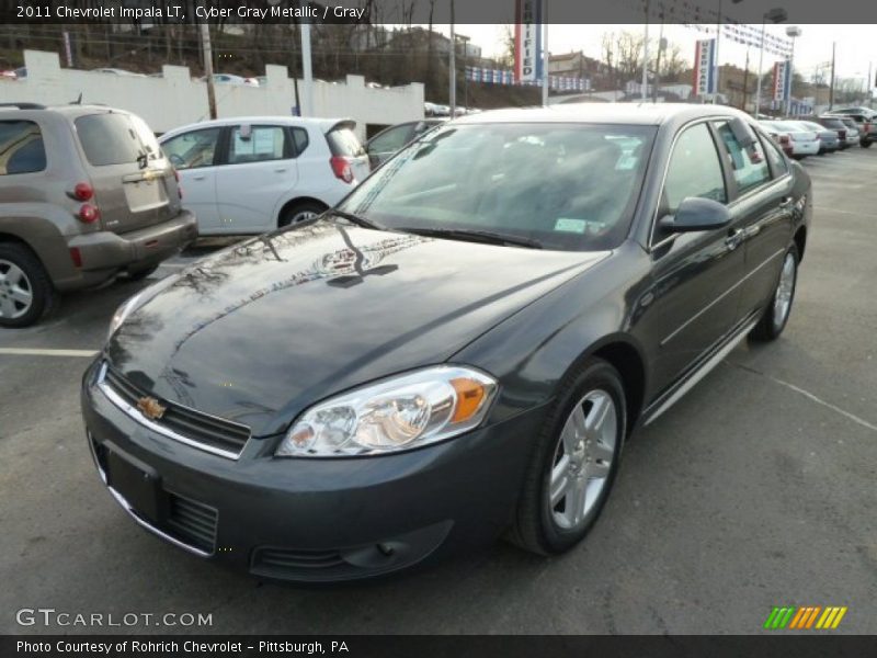 Cyber Gray Metallic / Gray 2011 Chevrolet Impala LT