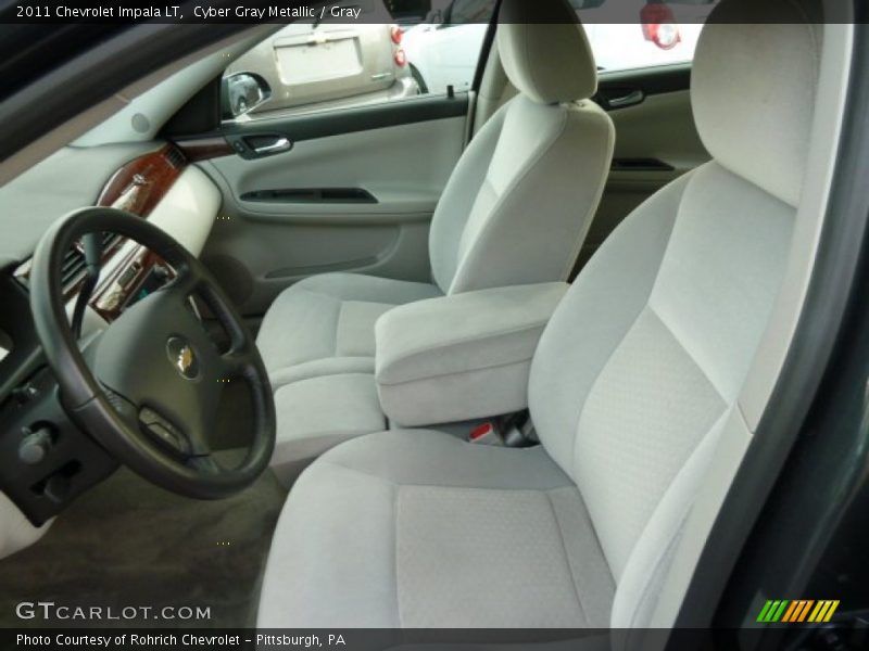 Cyber Gray Metallic / Gray 2011 Chevrolet Impala LT