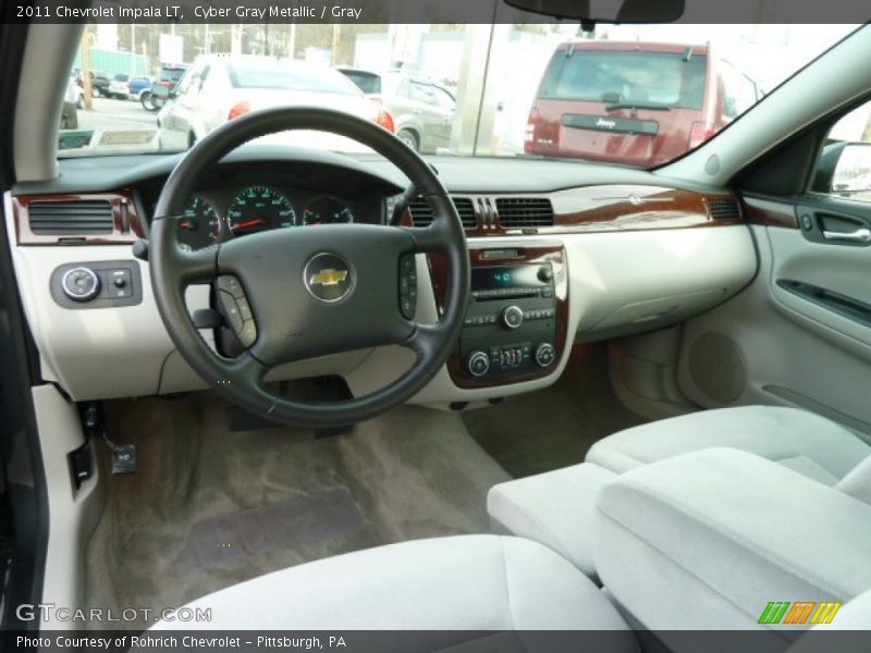 Cyber Gray Metallic / Gray 2011 Chevrolet Impala LT
