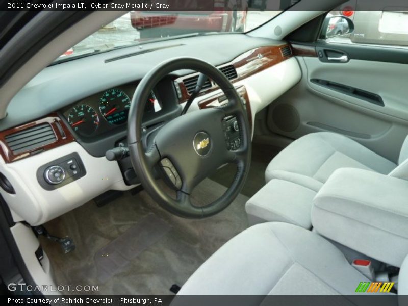 Cyber Gray Metallic / Gray 2011 Chevrolet Impala LT