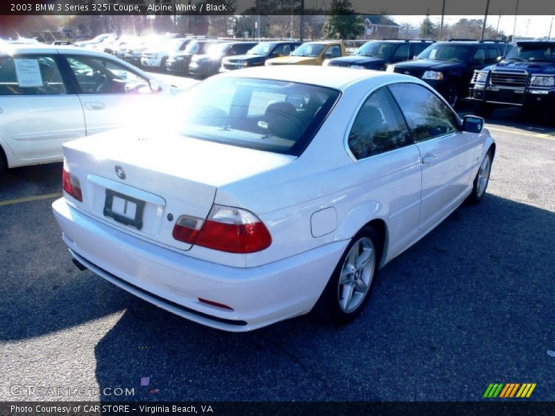 Alpine White / Black 2003 BMW 3 Series 325i Coupe