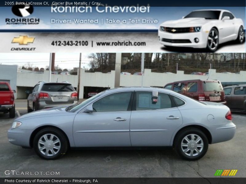 Glacier Blue Metallic / Gray 2005 Buick LaCrosse CX