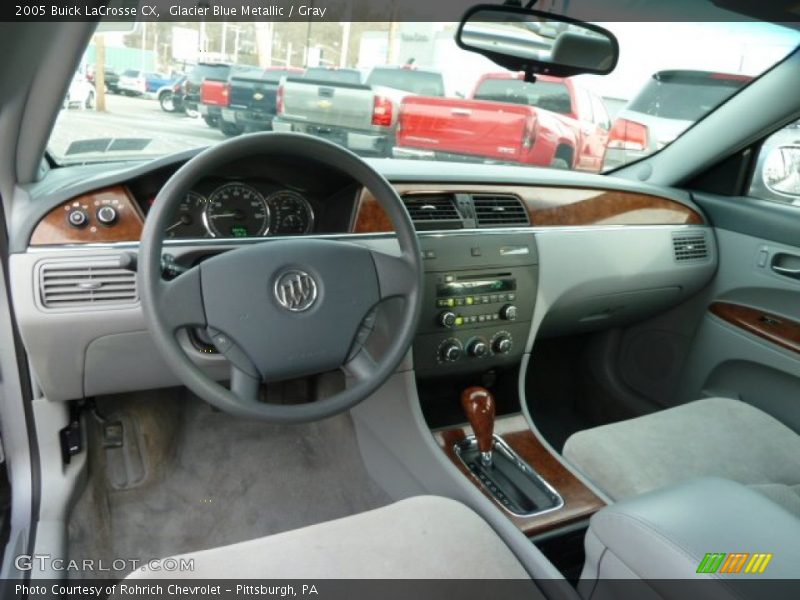Glacier Blue Metallic / Gray 2005 Buick LaCrosse CX