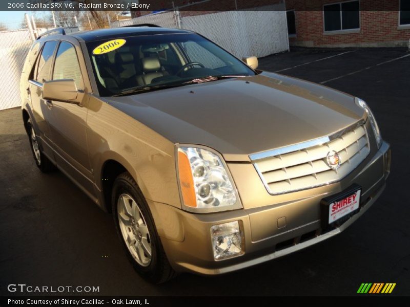 Radiant Bronze / Ebony 2006 Cadillac SRX V6