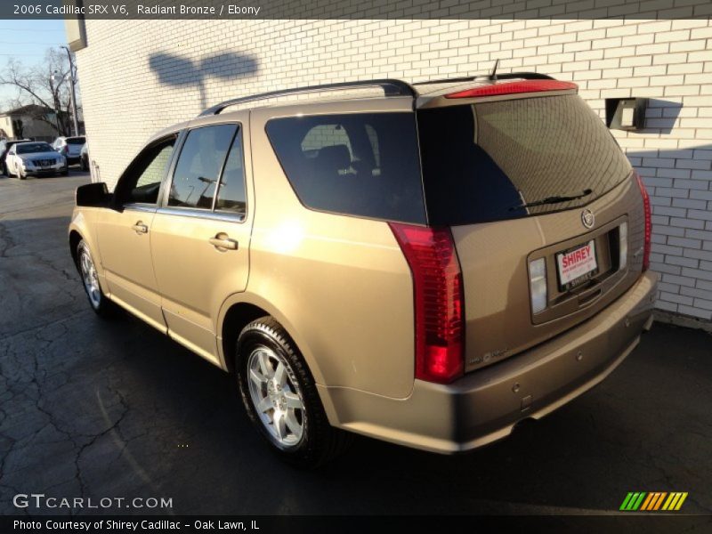 Radiant Bronze / Ebony 2006 Cadillac SRX V6