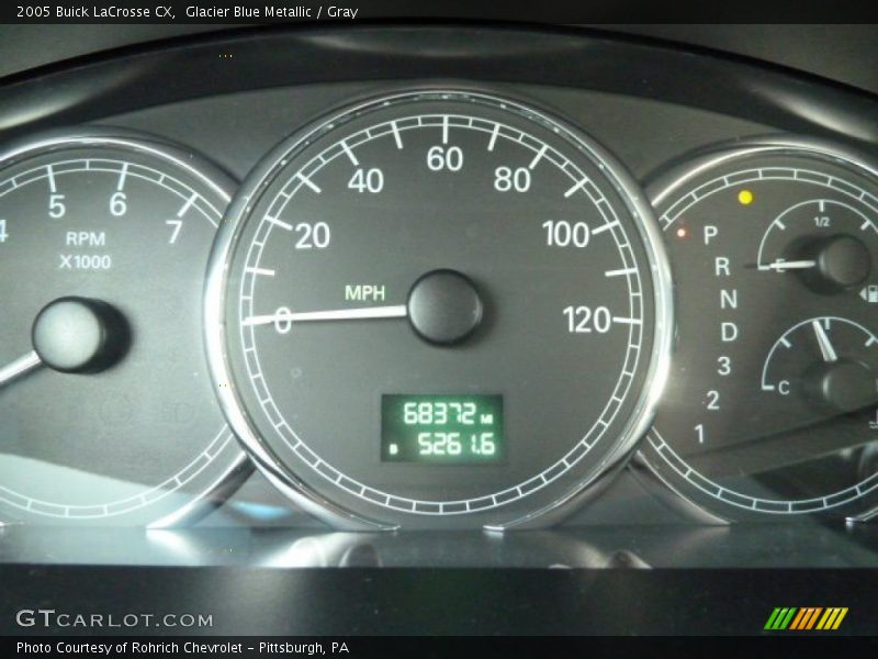 Glacier Blue Metallic / Gray 2005 Buick LaCrosse CX