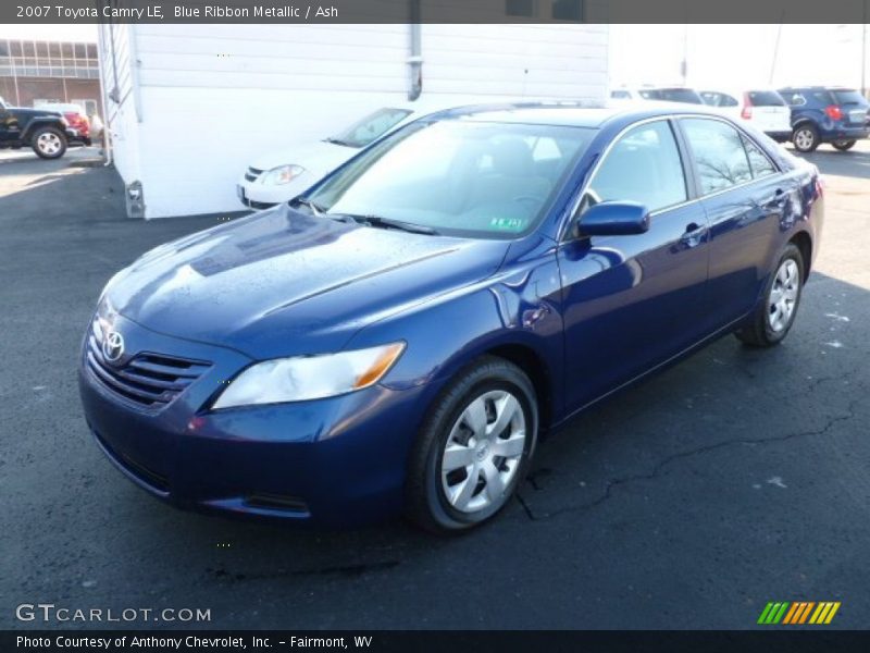 Blue Ribbon Metallic / Ash 2007 Toyota Camry LE