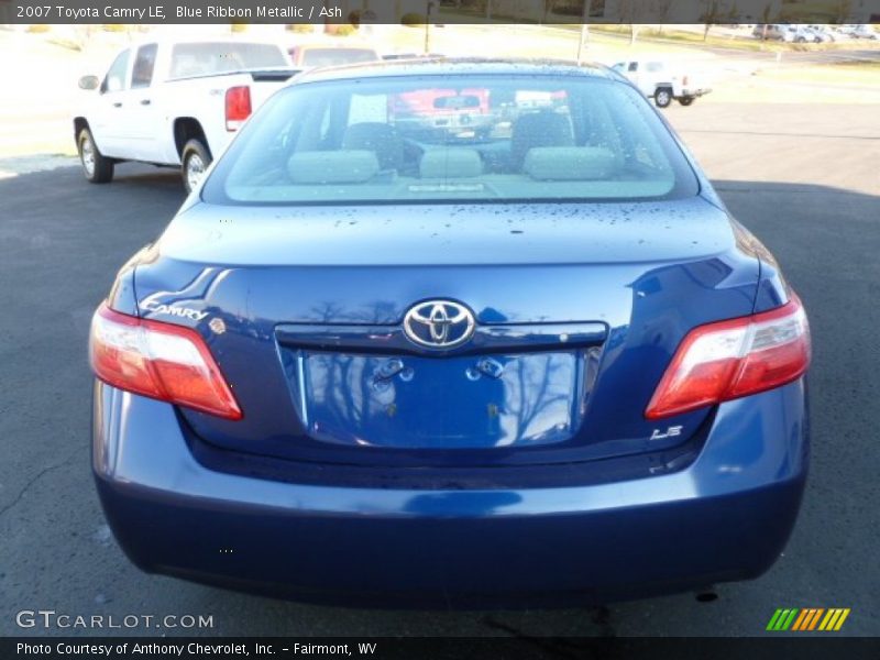 Blue Ribbon Metallic / Ash 2007 Toyota Camry LE