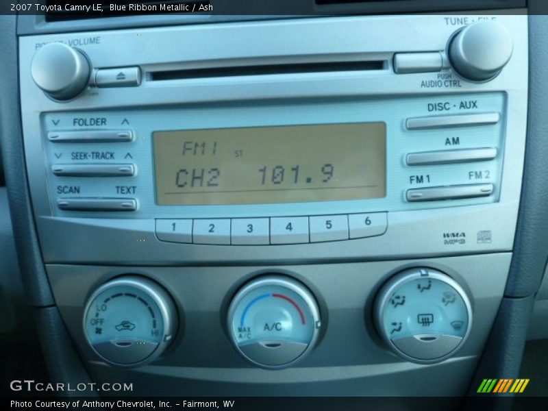 Blue Ribbon Metallic / Ash 2007 Toyota Camry LE