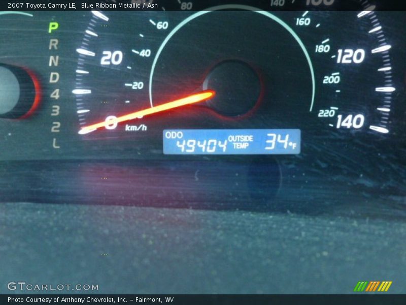 Blue Ribbon Metallic / Ash 2007 Toyota Camry LE