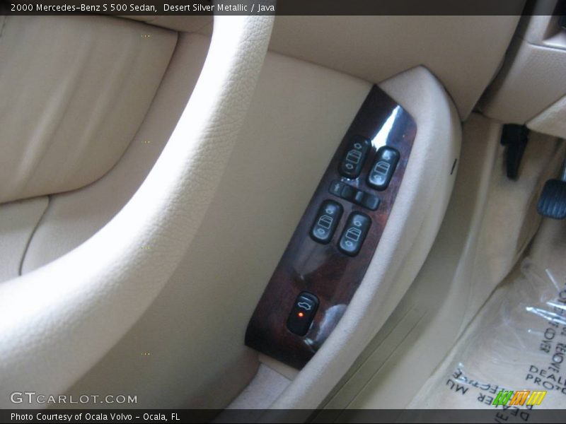 Desert Silver Metallic / Java 2000 Mercedes-Benz S 500 Sedan