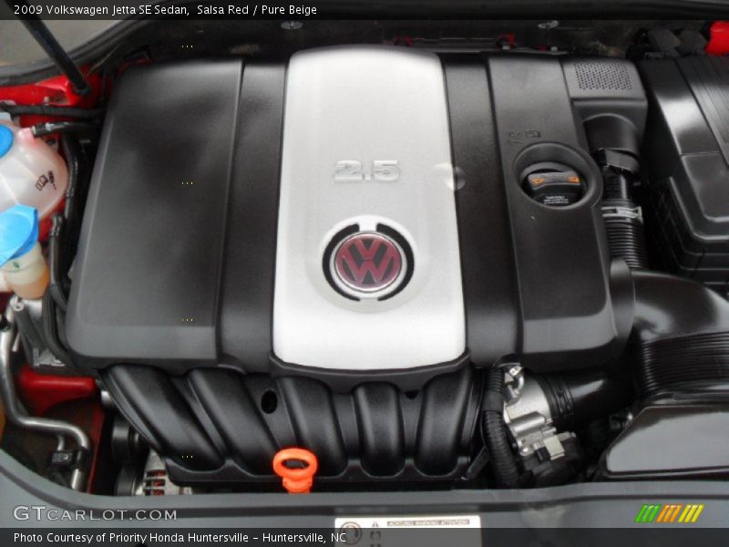 Salsa Red / Pure Beige 2009 Volkswagen Jetta SE Sedan
