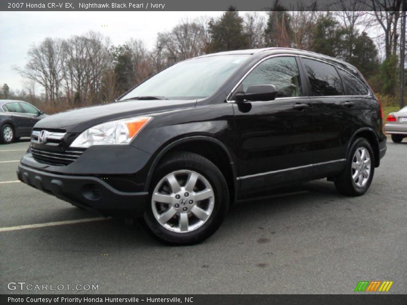 Nighthawk Black Pearl / Ivory 2007 Honda CR-V EX