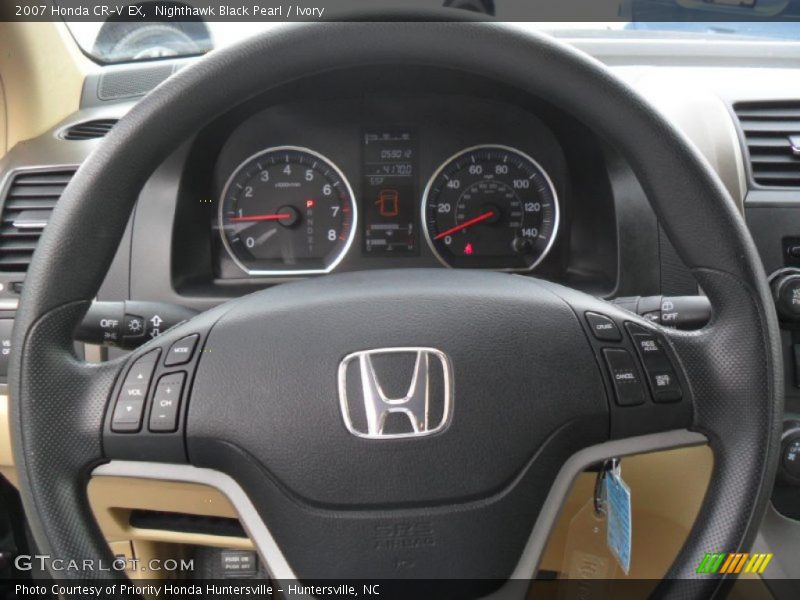 Nighthawk Black Pearl / Ivory 2007 Honda CR-V EX
