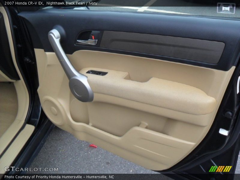 Nighthawk Black Pearl / Ivory 2007 Honda CR-V EX