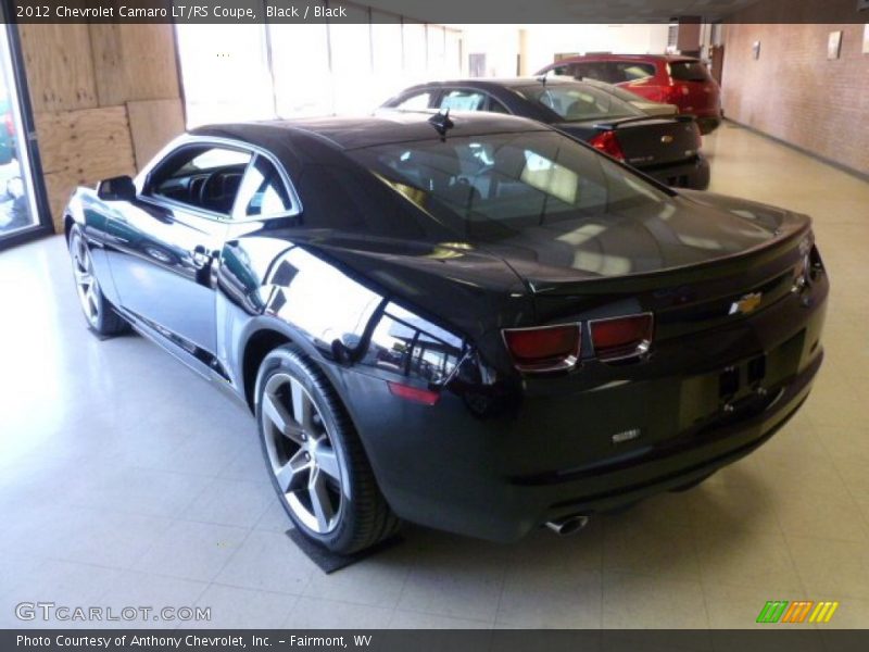 Black / Black 2012 Chevrolet Camaro LT/RS Coupe