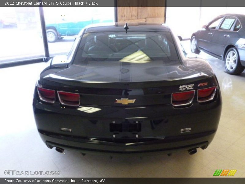 Black / Black 2012 Chevrolet Camaro LT/RS Coupe