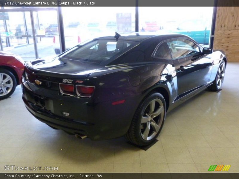 Black / Black 2012 Chevrolet Camaro LT/RS Coupe