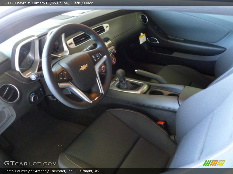 Black / Black 2012 Chevrolet Camaro LT/RS Coupe