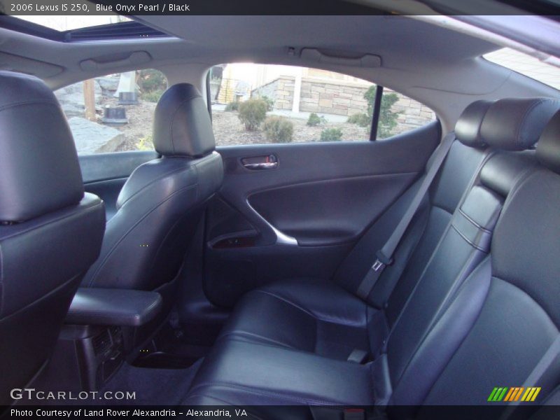 Blue Onyx Pearl / Black 2006 Lexus IS 250