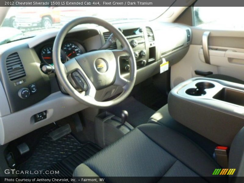 Fleet Green / Dark Titanium 2012 Chevrolet Silverado 1500 LS Extended Cab 4x4