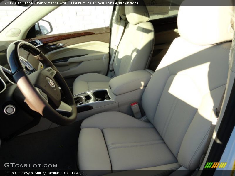 Platinum Ice Tricoat / Shale/Brownstone 2012 Cadillac SRX Performance AWD