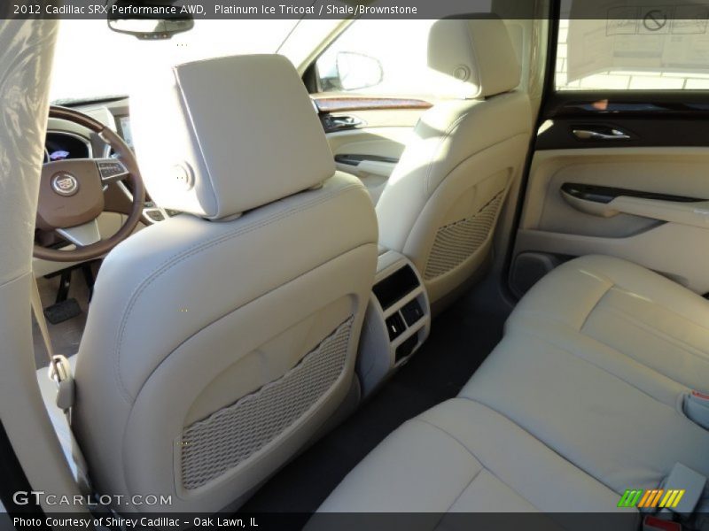 Platinum Ice Tricoat / Shale/Brownstone 2012 Cadillac SRX Performance AWD