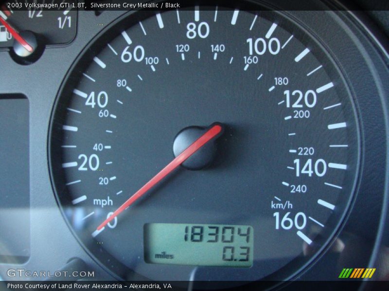 Silverstone Grey Metallic / Black 2003 Volkswagen GTI 1.8T