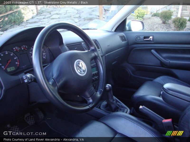 Silverstone Grey Metallic / Black 2003 Volkswagen GTI 1.8T