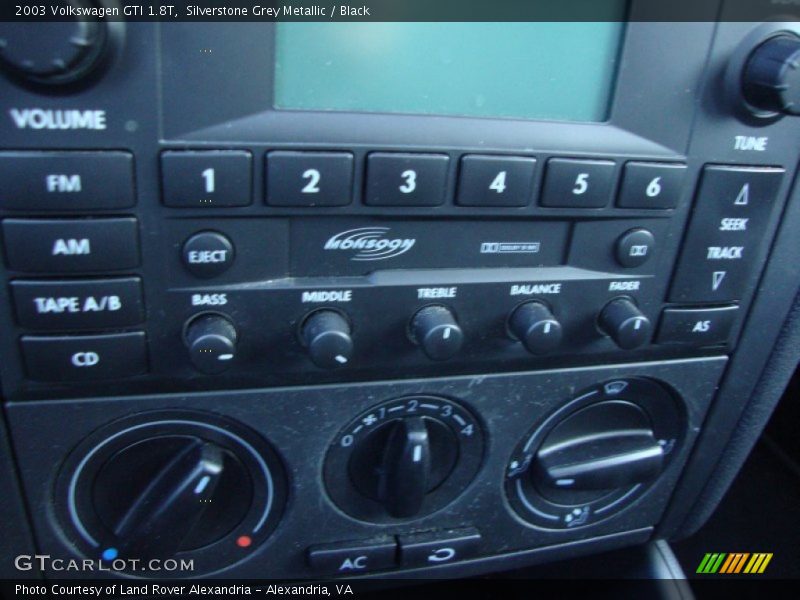 Silverstone Grey Metallic / Black 2003 Volkswagen GTI 1.8T