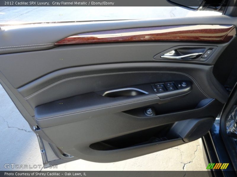 Gray Flannel Metallic / Ebony/Ebony 2012 Cadillac SRX Luxury