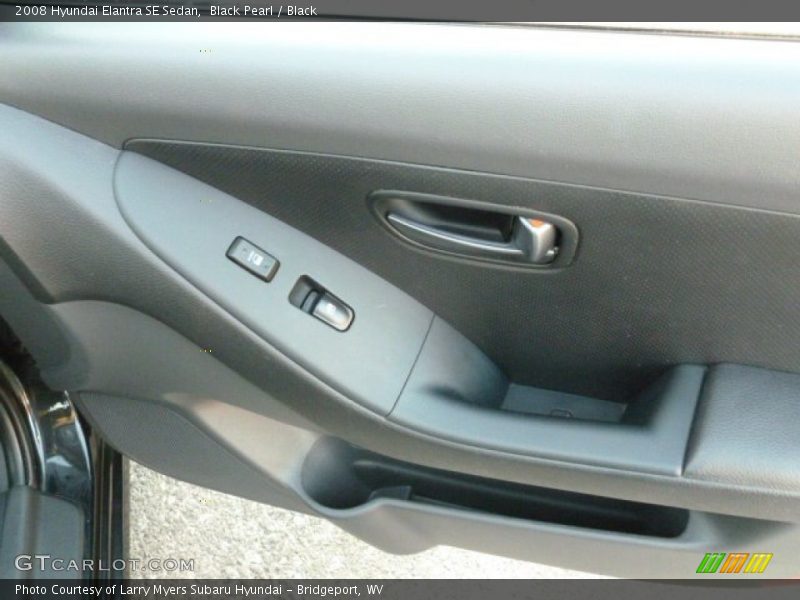 Black Pearl / Black 2008 Hyundai Elantra SE Sedan