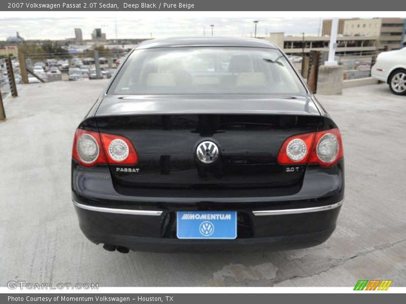 Deep Black / Pure Beige 2007 Volkswagen Passat 2.0T Sedan