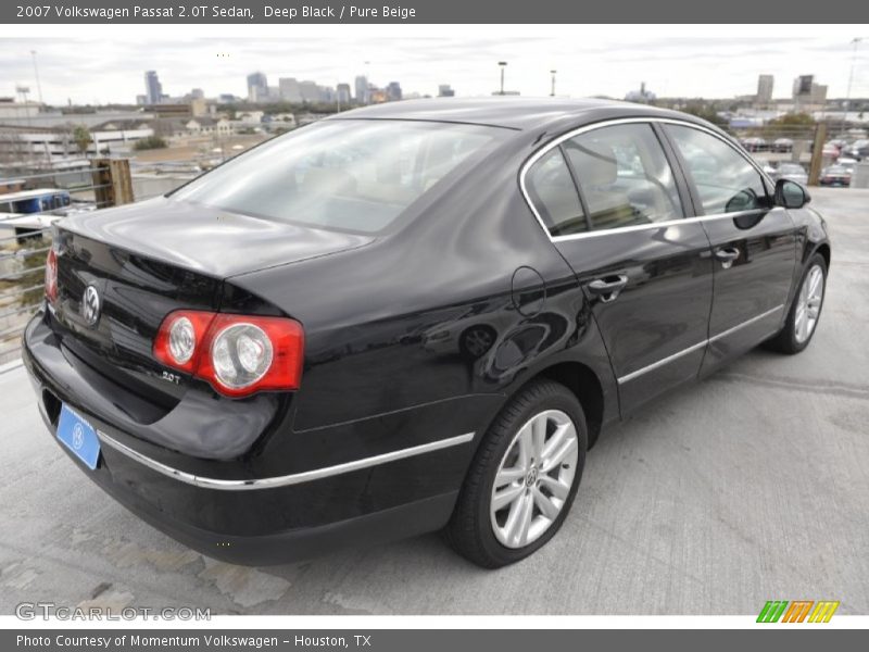 Deep Black / Pure Beige 2007 Volkswagen Passat 2.0T Sedan
