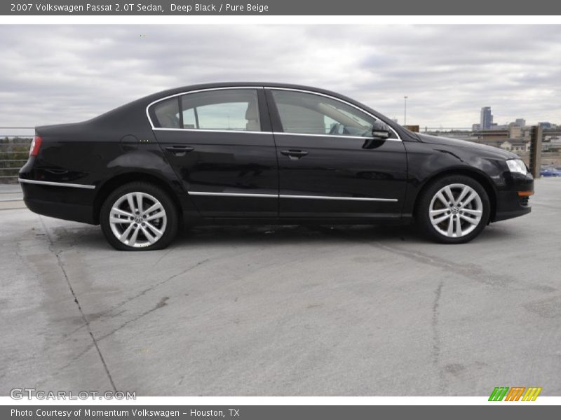 Deep Black / Pure Beige 2007 Volkswagen Passat 2.0T Sedan