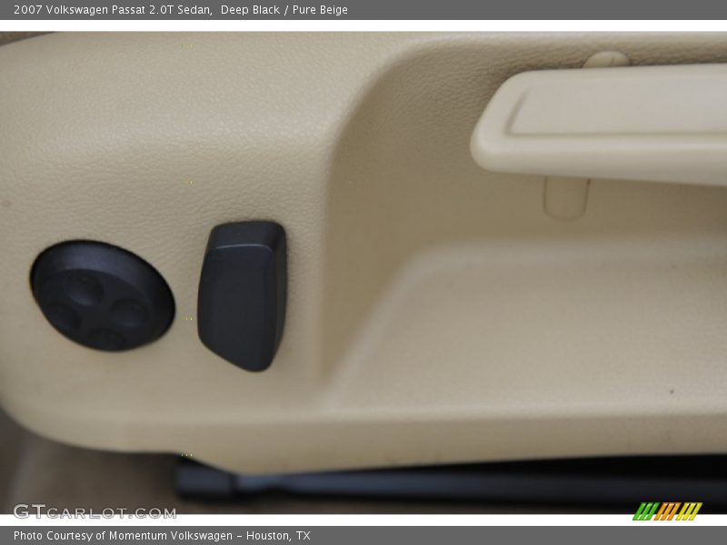 Deep Black / Pure Beige 2007 Volkswagen Passat 2.0T Sedan