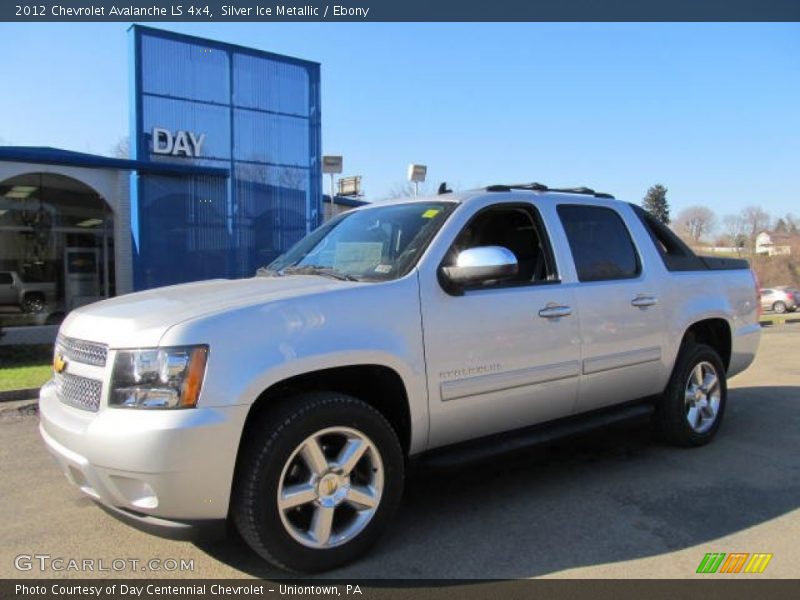 Silver Ice Metallic / Ebony 2012 Chevrolet Avalanche LS 4x4