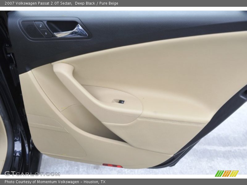 Deep Black / Pure Beige 2007 Volkswagen Passat 2.0T Sedan