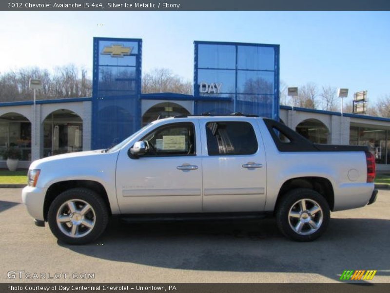 Silver Ice Metallic / Ebony 2012 Chevrolet Avalanche LS 4x4