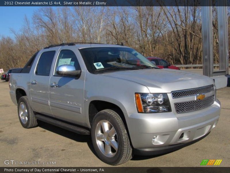 Silver Ice Metallic / Ebony 2012 Chevrolet Avalanche LS 4x4
