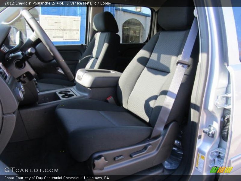 Silver Ice Metallic / Ebony 2012 Chevrolet Avalanche LS 4x4