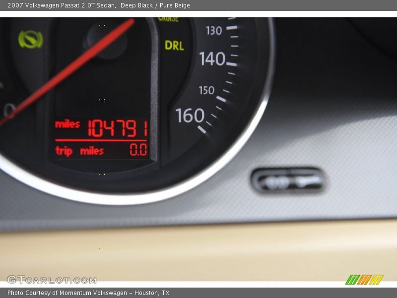Deep Black / Pure Beige 2007 Volkswagen Passat 2.0T Sedan