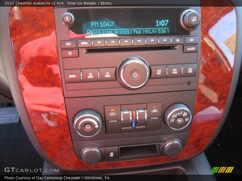 Controls of 2012 Avalanche LS 4x4