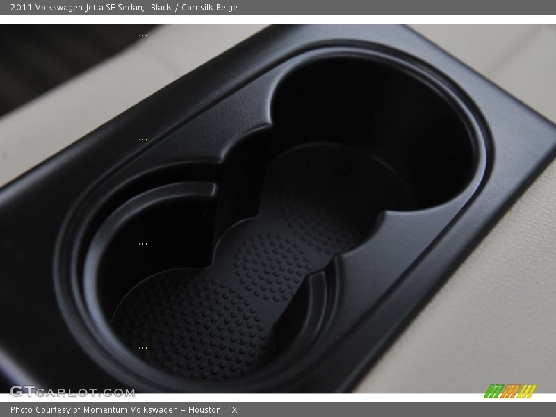 Black / Cornsilk Beige 2011 Volkswagen Jetta SE Sedan