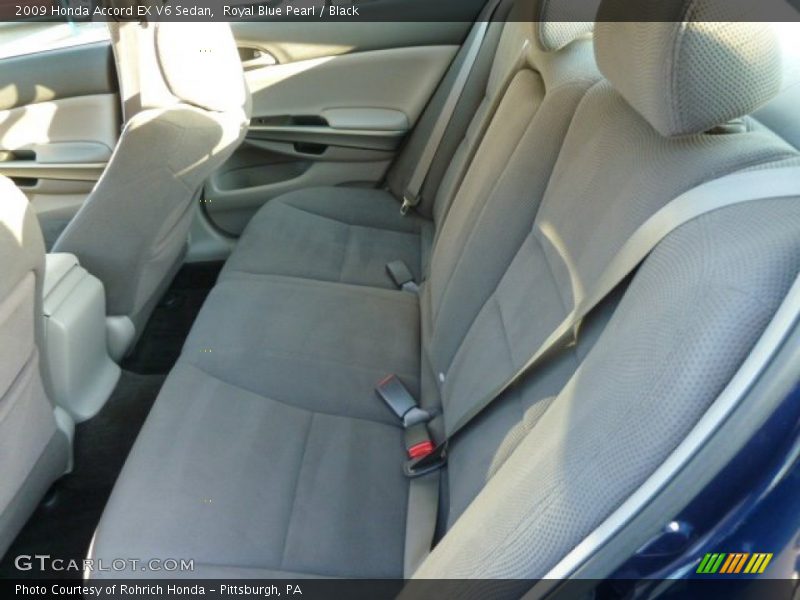 Royal Blue Pearl / Black 2009 Honda Accord EX V6 Sedan